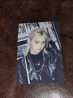 Felix from Stray Kids Version A (or "Chk Chk" version) photocard